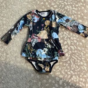 MOLO skirted onesie 18/24 months